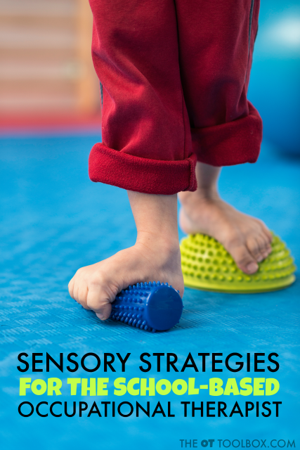School-based OTs can utilize this resource of sensory strategies for school based OT and occupational therapy intervention in schools. School-based OTs can utilize this resource of sensory strategies for school based OT and occupational therapy intervention in schools.