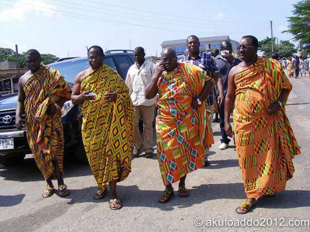 African Ashanti Kente Cloth #14899