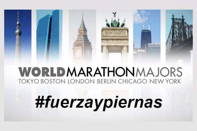 FUERZAYPIERNAS EMBAJADOR DE LAS WORLD MARATHON MAJORS