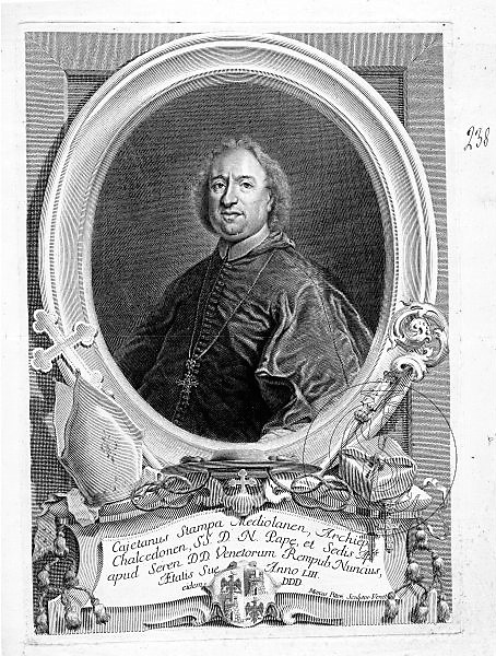 Araldica ecclesiastica Stampa, Carlo Gaetano (16671742), arcivescovo