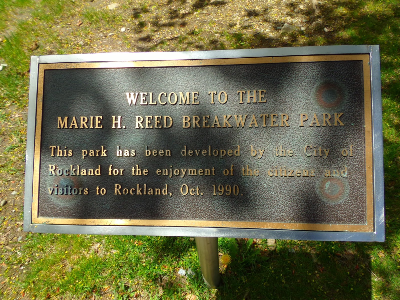 Breakwater Marie H. Reed Park, Rockland Harbor, Maine