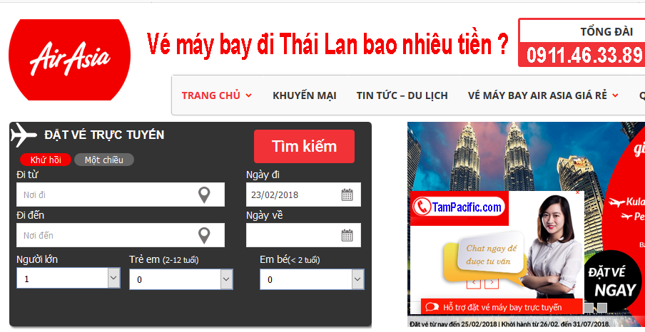 Vé máy bay đi Thái Lan bao nhiêu tiền có luôn cả chặng đi khứ hồi ? Vé máy bay đi Thái Lan bao nhiêu tiền có luôn cả chặng đi khứ hồi ?