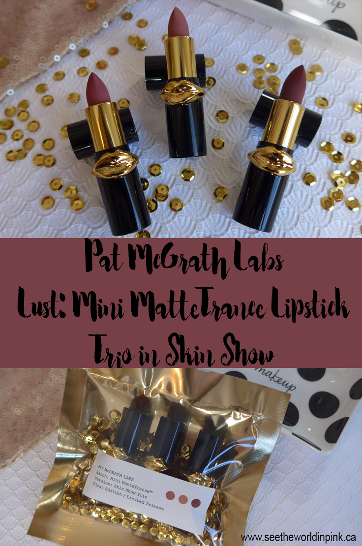 Pat McGrath Labs - Lust: Mini MatteTrance Lipstick Trio in Skin Show 