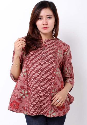 Inspirasi Baju Blus Batik Wanita