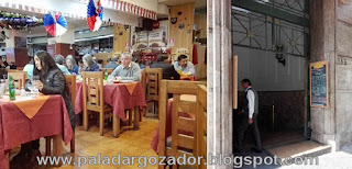 3 locales almuerzo Stgo centro Tentacion entrada y comedor