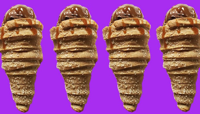 where can i buy pretzel ice cream cones