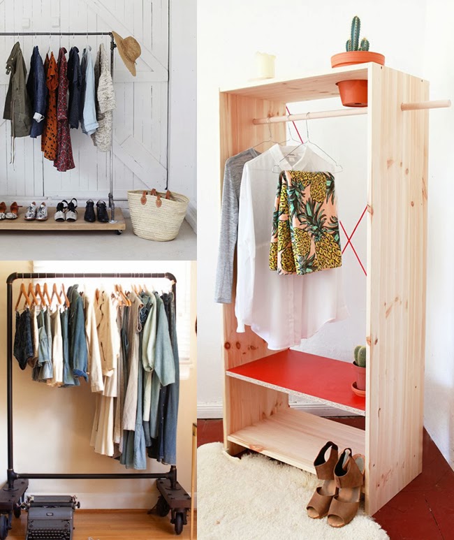 Creatively Curated Diy Makeshift Closet Idea January 18 2017