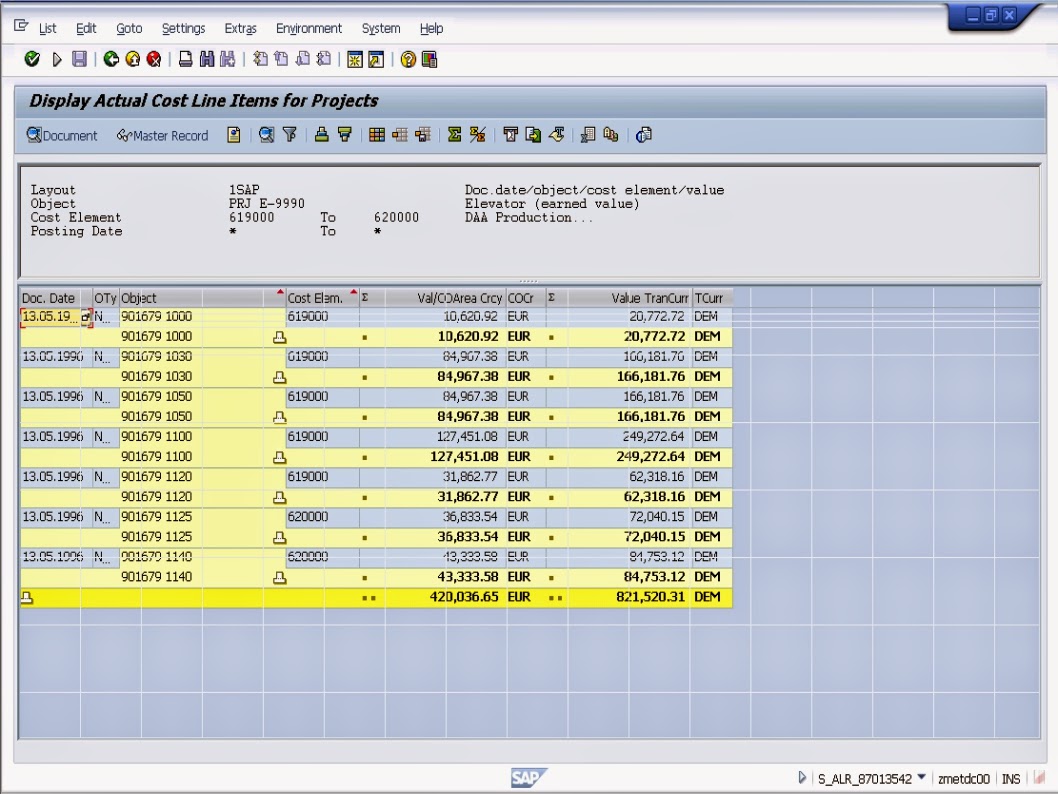 青蛙SAP分享 Froggy's SAP sharing SAP Project System Project Cost Element