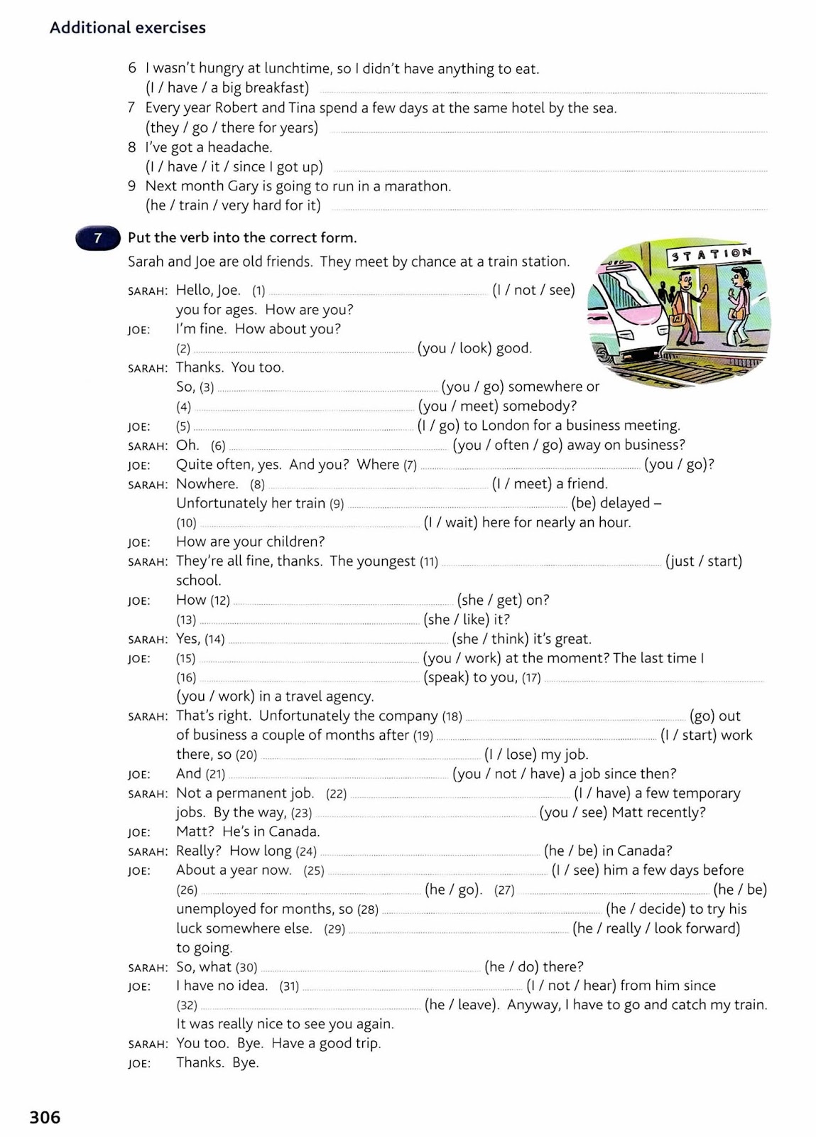 Additional exercises english grammar in use