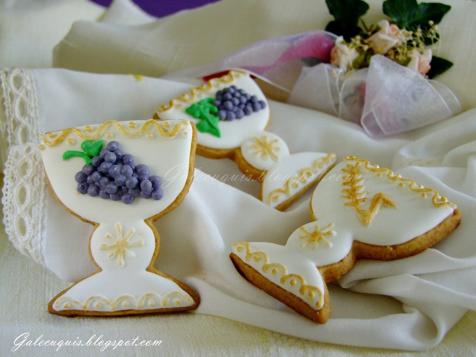 Galecuquis El blog de Cuquiñas Galletas Primera Comunión en glasa real