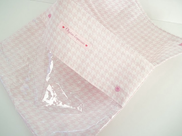 Saquinho maternidade de tecido com plástico ,personalizado, ursinho, ursos, ursinha, sob encomenda, rosa enxoval personalizado, ursos