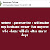 “Before I Get Married I Will Make My Husband Swear That Anyone Who Cheat Will Die After Seven Days” – Nigerian Woman