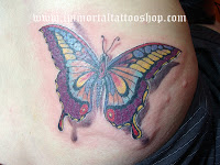 Cute 3d Tattoos Butterfly