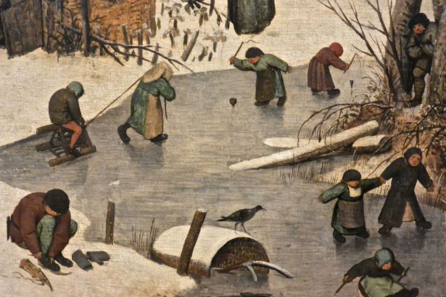 Pierre Brueghel l'Ancien : Le dénombrement de Bethléem détail Musée des Vieux maîtres Bruxelles Pierre Brueghel l'Ancien : Le dénombrement de Bethléem détail
