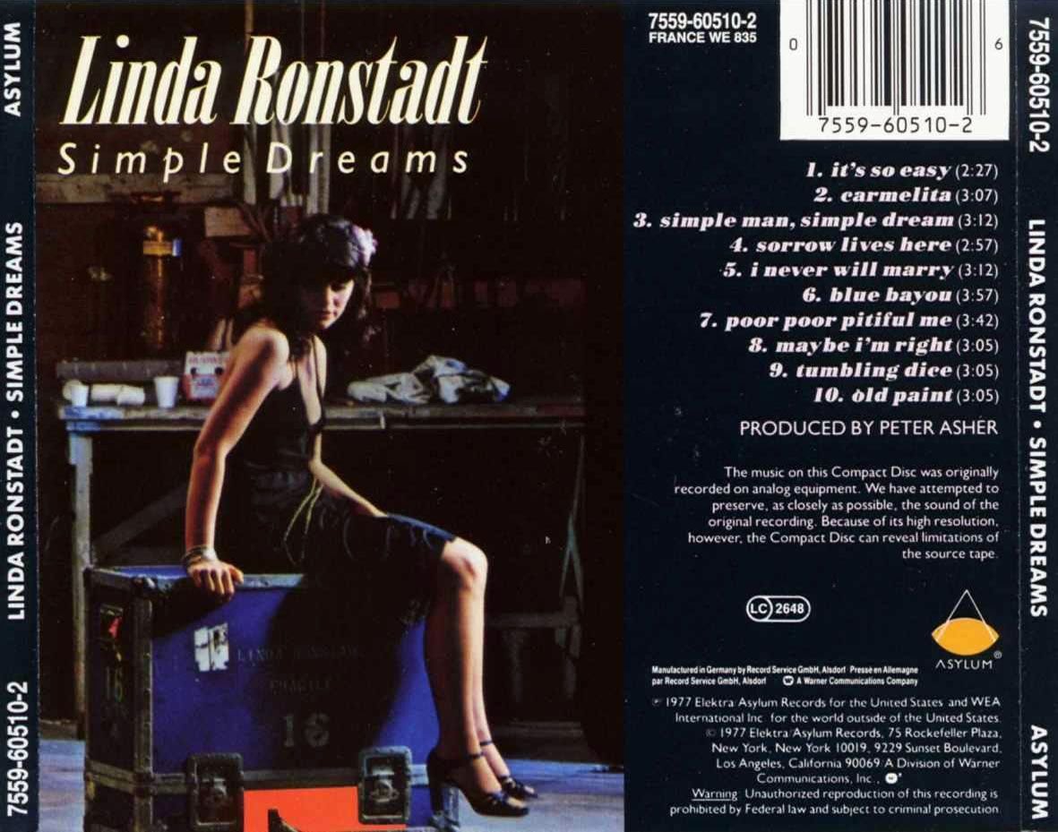 La Bloga: Linda Ronstadt: "I Ain't Saying You Ain't Pretty"