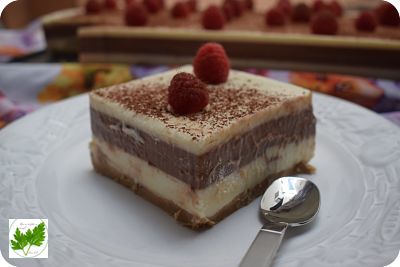 Tarta de Dos Chocolates y Frambuesas