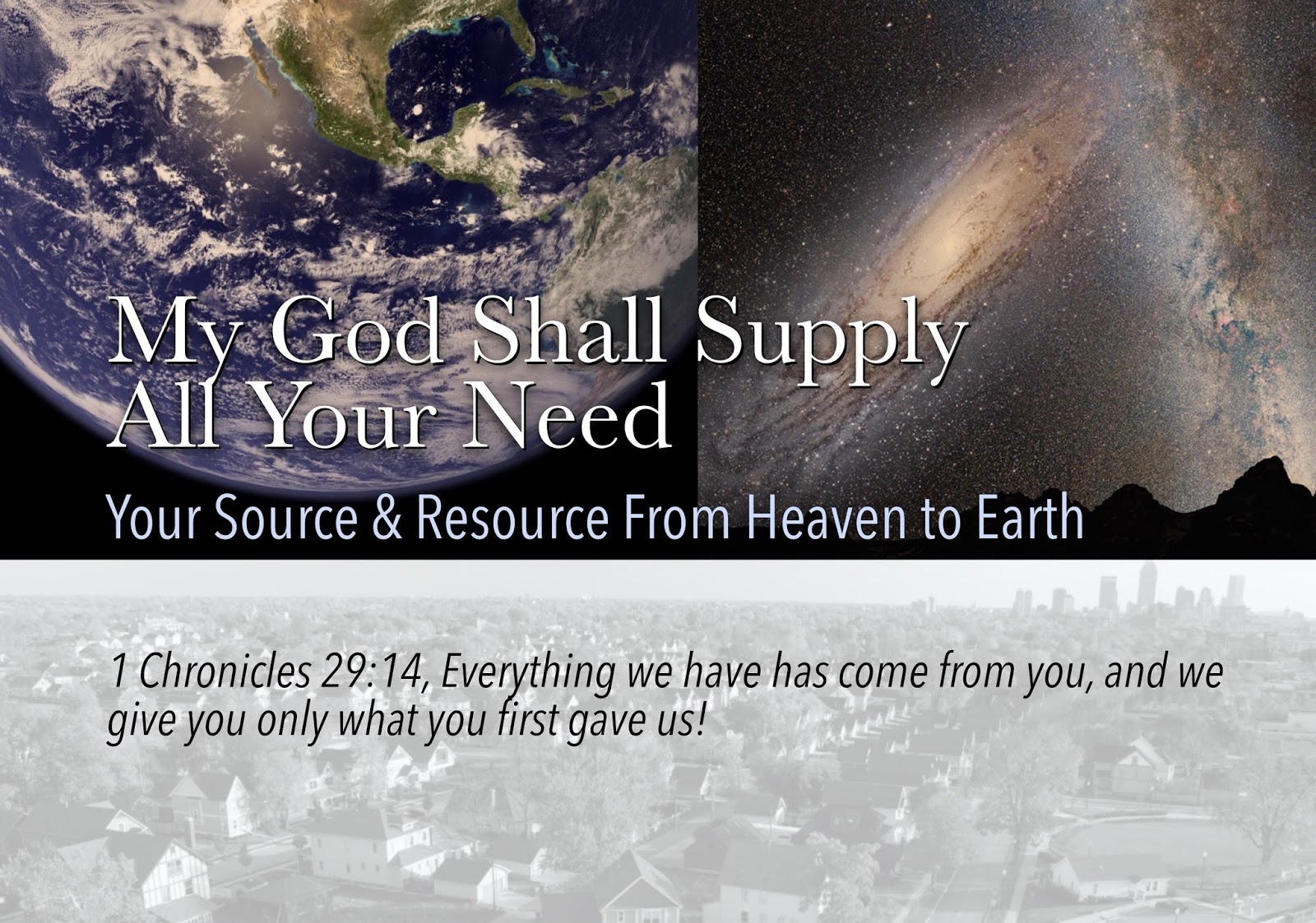 Your Source and Resource From Heaven to Earth Firm Foundation with
