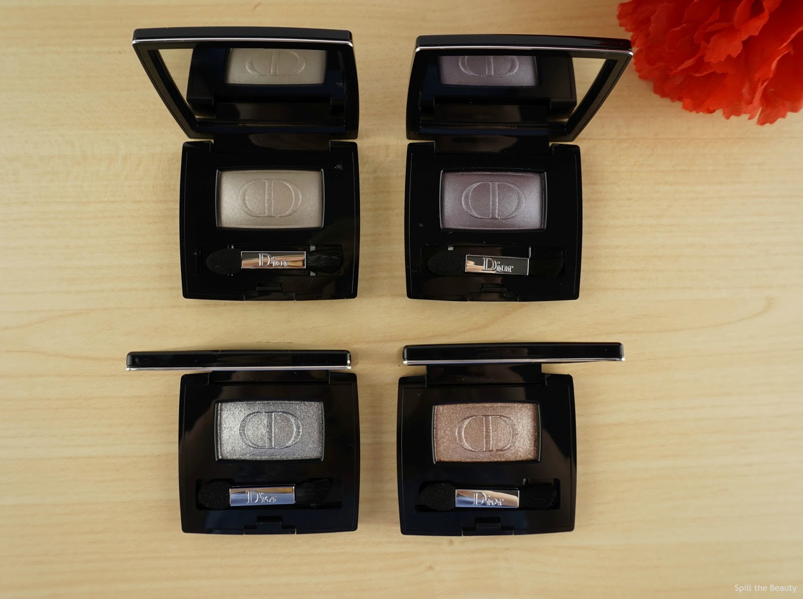 dior mono eyeshadow swatches