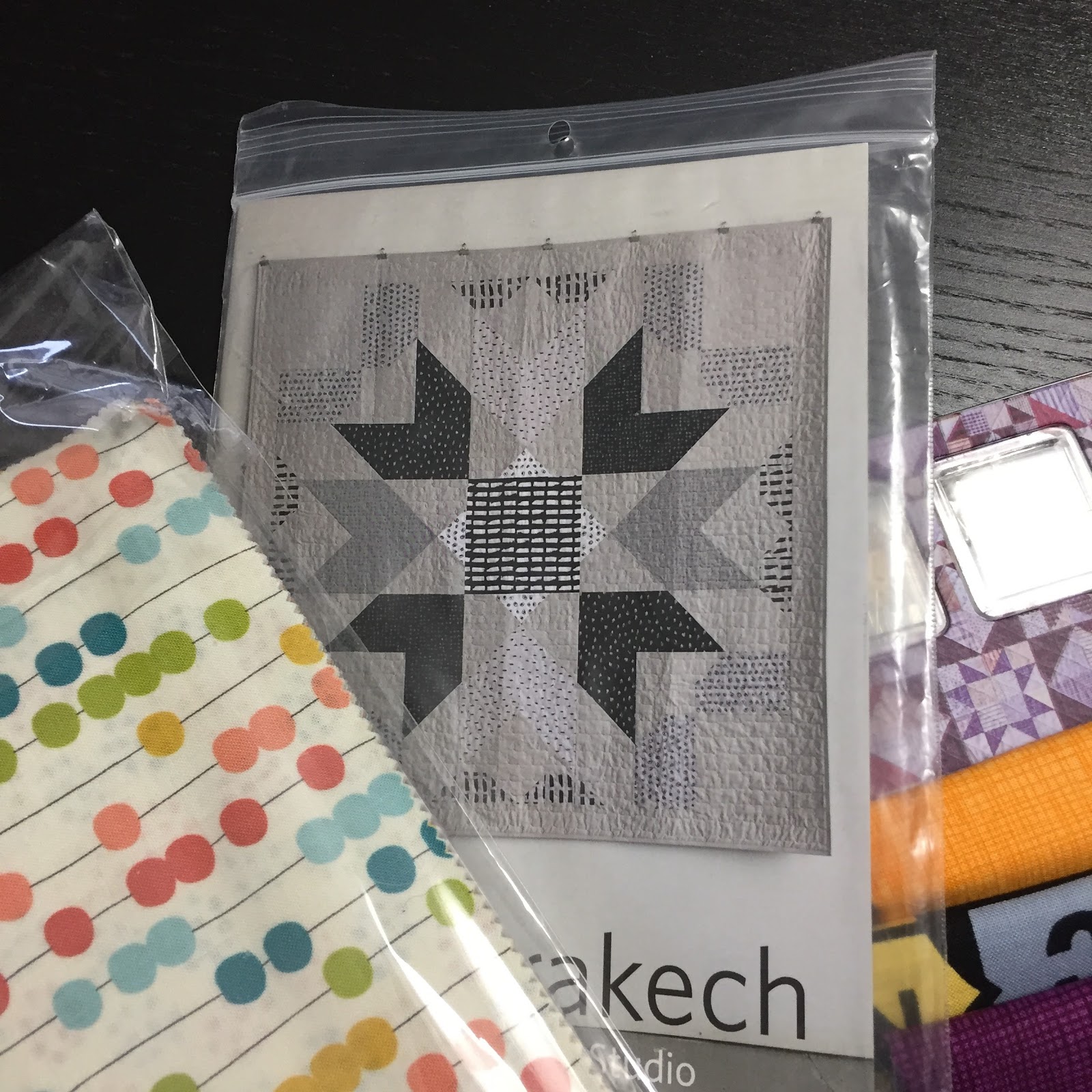 Gumdrops Sunday Stash + Lodi Quilt Academy + Orange Swap