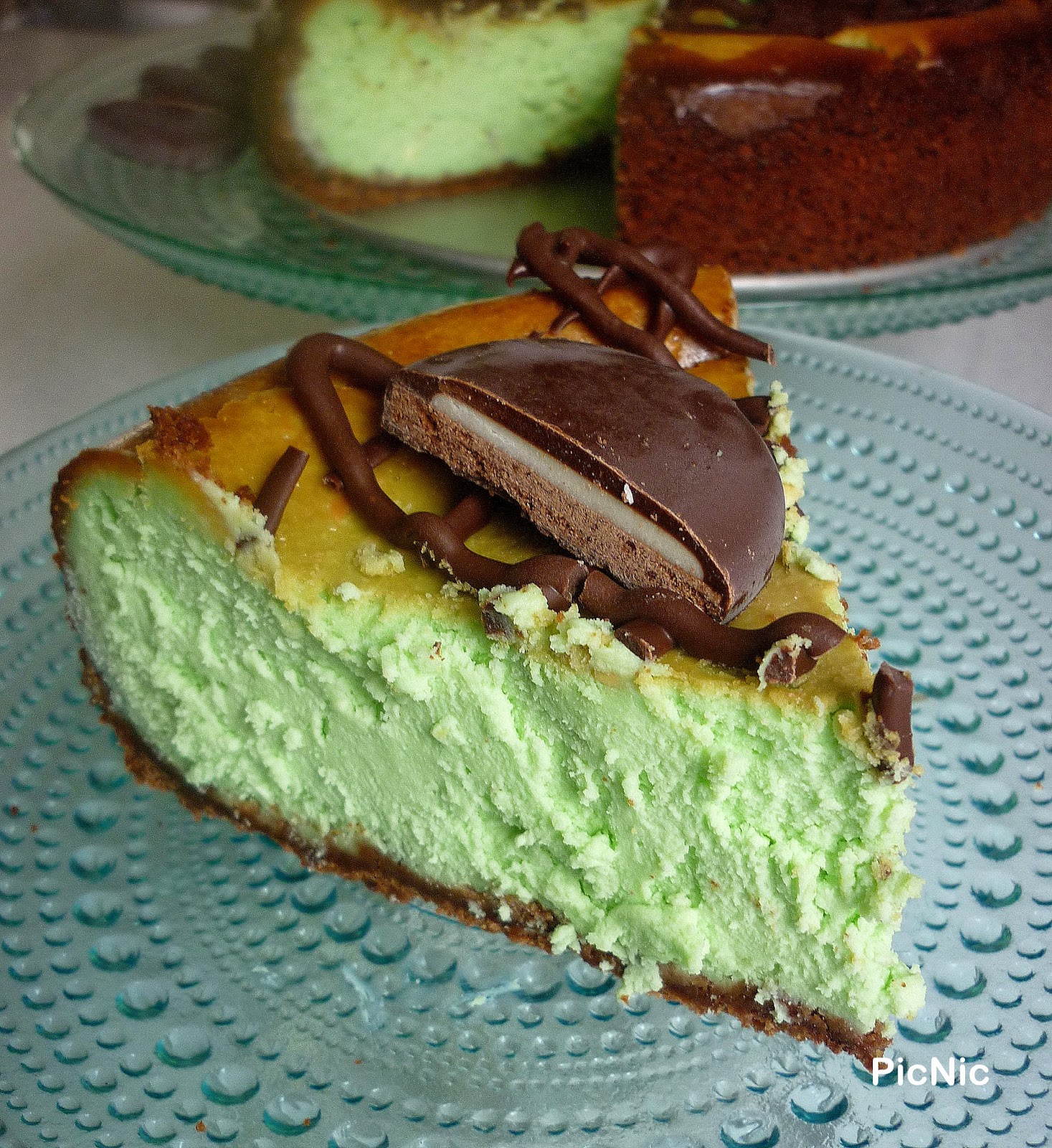 PicNic: Mint Chocolate New York Style Cheesecake