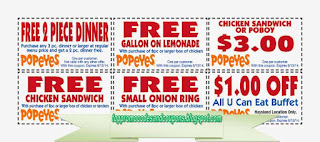 Free Printable Popeyes Chicken Coupons Free Printable Popeyes Chicken Coupons