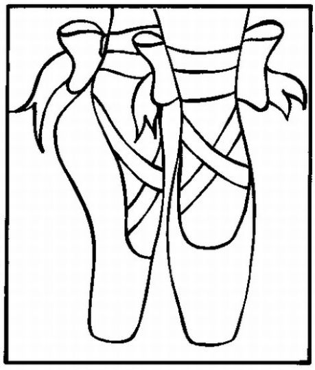 dancing shoes coloring pages - photo #18