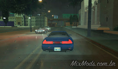 gta sa san mod cleo rain chuva gotas de água tela drops