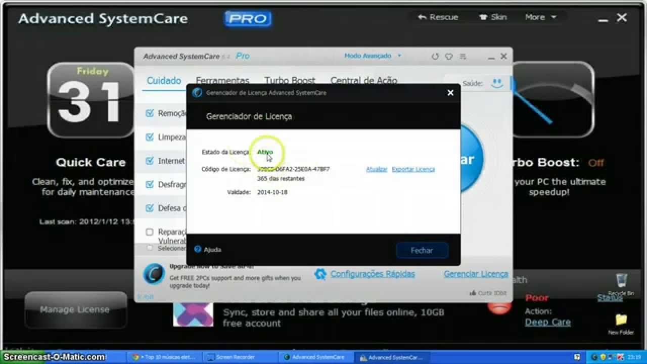 advanced systemcare ultimate 10 license key 2017 advanced systemcare ultimate 10 license key 2017