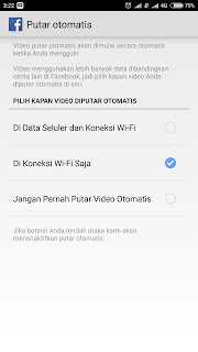 Tips mematikan autoplay video facebook