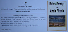 Invitación inauguración exposición en Llançà