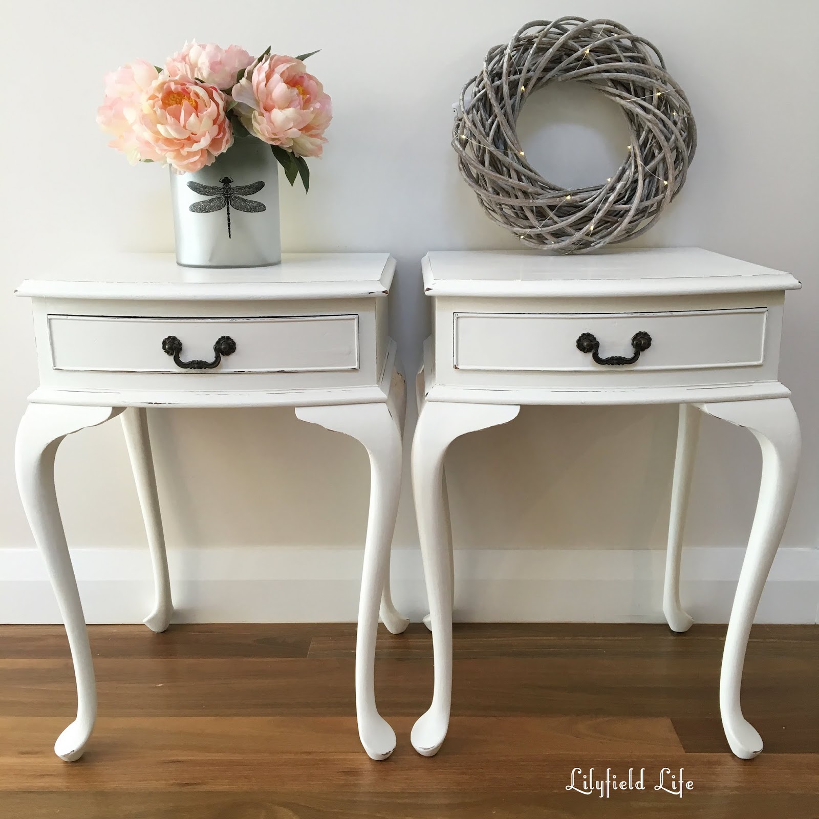 Lilyfield Life White Painted Bedside Tables and Homewares