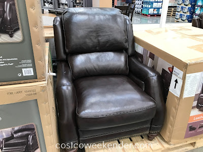 Watch some TV or simply relax on the Synergy Home Furnishings Leather Recliner