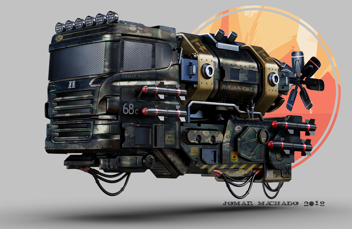 MY WORKS Hover Truck STEP 08