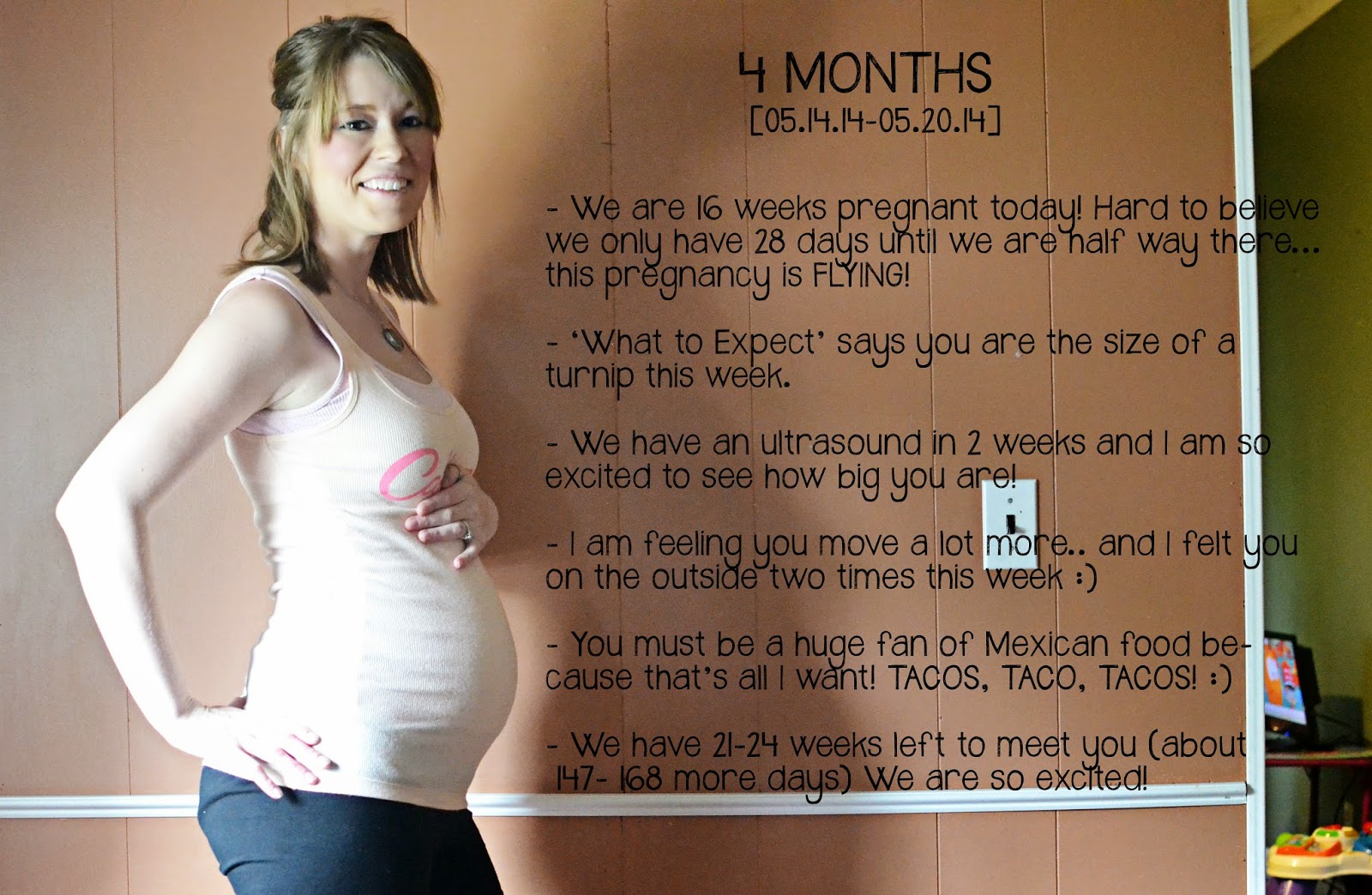 Life with Alyssa 4 Months Pregnant (16 Weeks)
