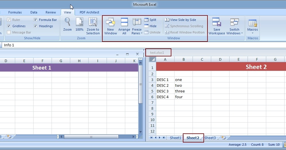 Resize excel sheet