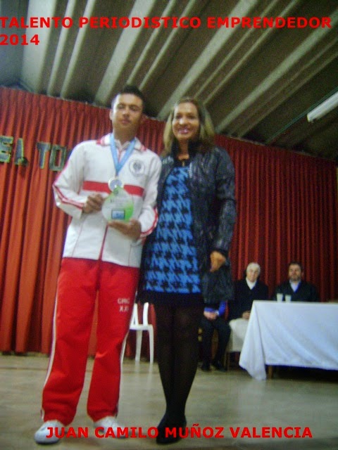 JUAN CAMILO : TALENTO EMPRENDEDOR EN PERIODISMO 2014