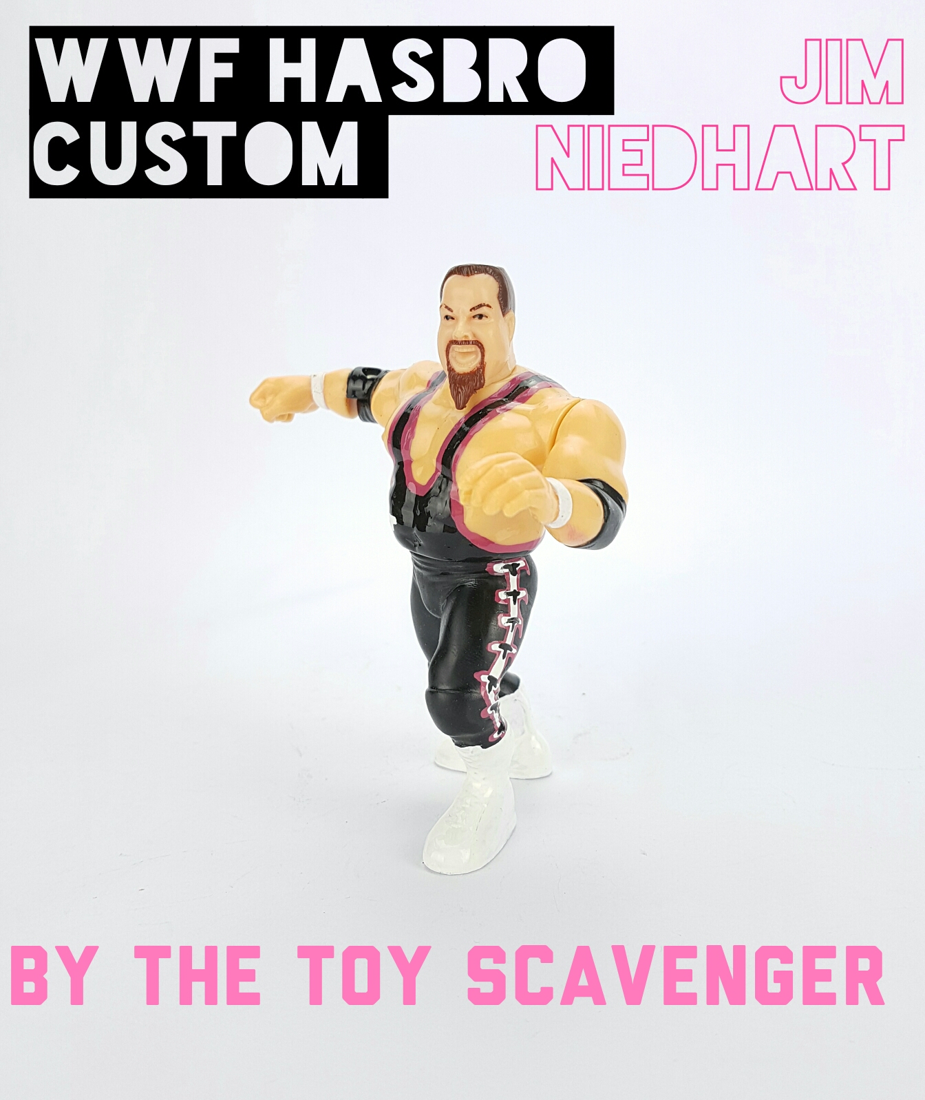 WWF Hasbro Custom Action Figures ☆ Jim "The Anvil" Niedhart Vintage
