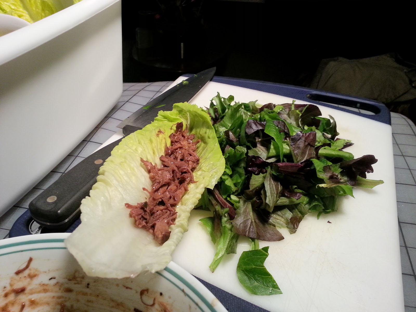 Roast Beef Lettuce Wraps!! 01072013