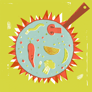 Here's a little animated gif I made from an illustration for this week's . (cooked animated)