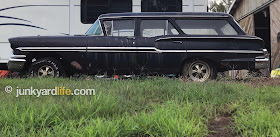 1958 Chevy wagons weigh 3,750 lbs. on average.