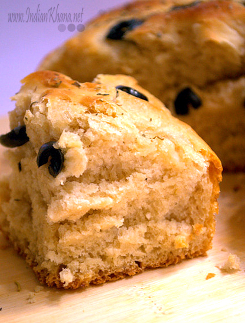 Olive & Herbs Focaccia Bread Indian Khana