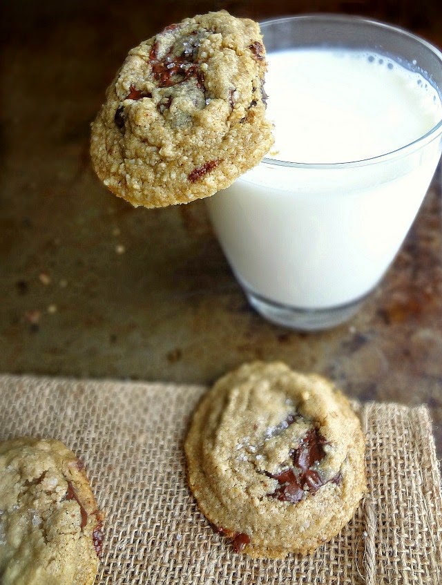 Healthy Oat Chocolate Chip Cookies