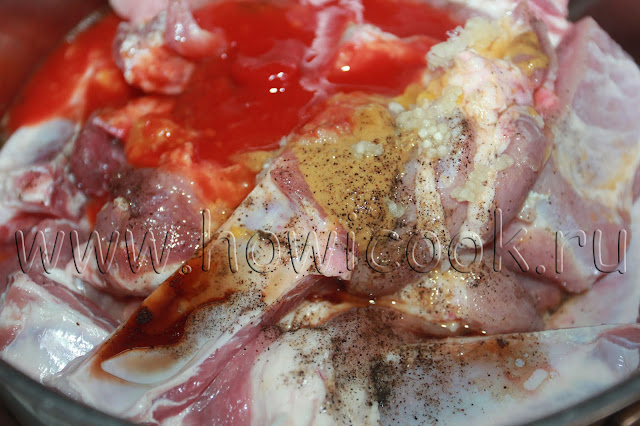 рецепт свиных ребрышек в ароматном маринаде с пошаговыми фото