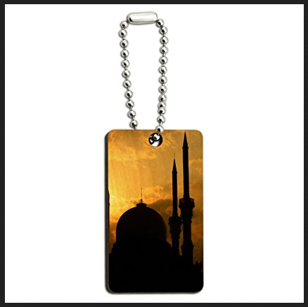 Keyring with islamc picture