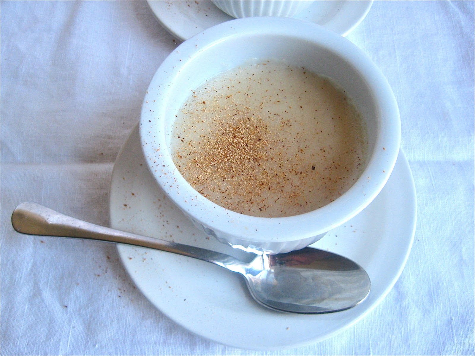 she's in the kitchen soft vanilla pudding with nutmeg