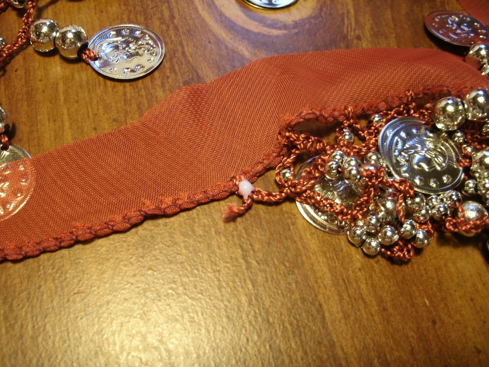 Naima's Bellydance Blog Coin Wrap to Bedlah Sew Along Task 4 Cutting