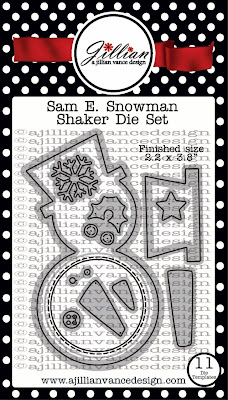 Sam E. Snowman Shaker Die Set