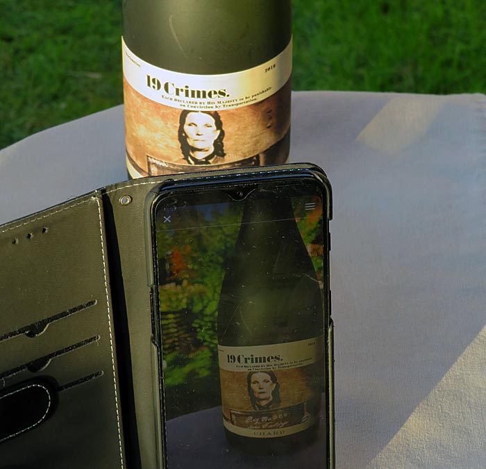 19 Crimes Chardonnay ruokaviininä Viinikartta.fi