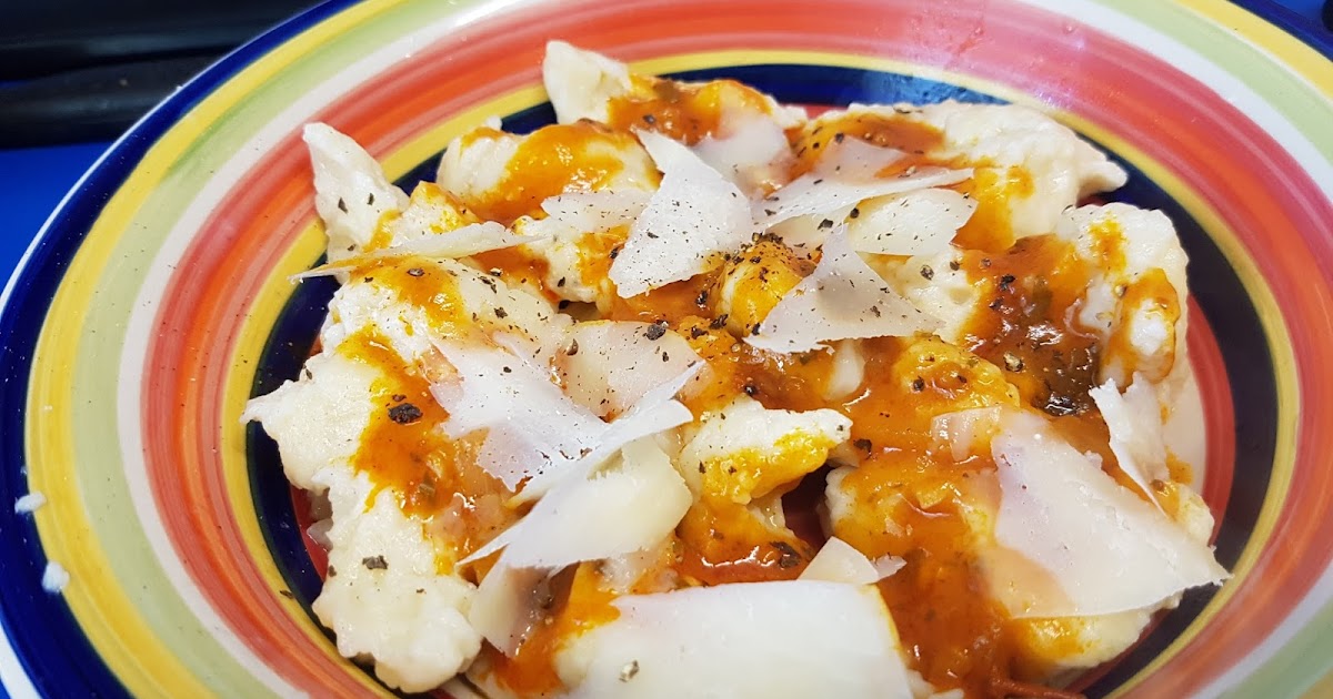 Merryn's Menu Ricotta Gnocchi in tomato sauce with parmesan cheese