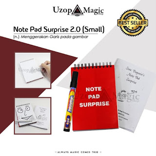 Jual alat sulap Notepad Surprise 2.0 Small Size Jual alat sulap Notepad Surprise 2.0 Small Size
